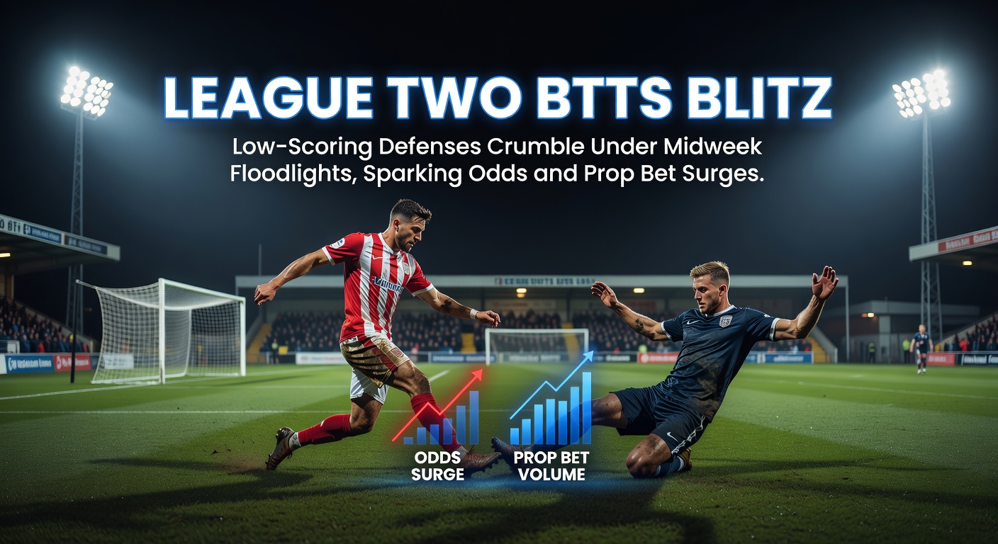League Two teams clash under midweek floodlights as defenses crumble in a high-scoring thriller