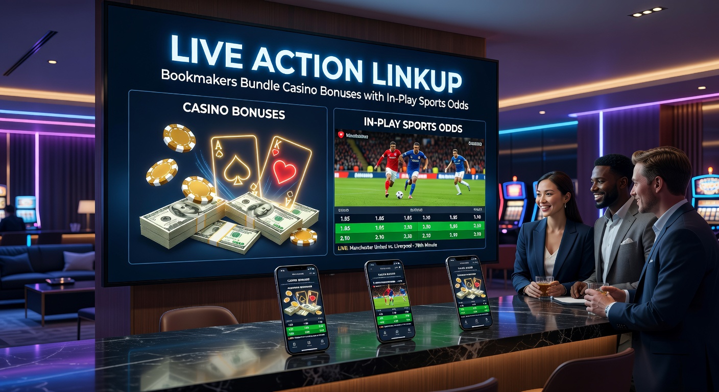 Close-up of mobile app interface blending live horse racing odds with activating casino bonus wheels and free spin counters