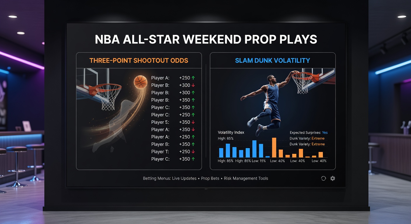 Close-up of a high-flying slam dunk during NBA All-Star Weekend, capturing the intensity and crowd energy