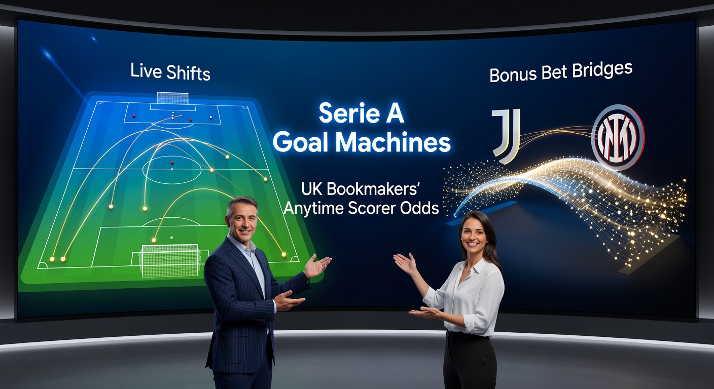 Dynamic chart of live odds shifting for a Serie A anytime scorer bet, showing real-time bookmaker adjustments during a match