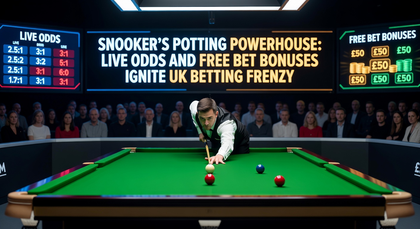 Vibrant snooker table action with players mid-pot, cue ball streaking toward pocket amid cheering crowd, capturing the high-stakes intensity of live matches