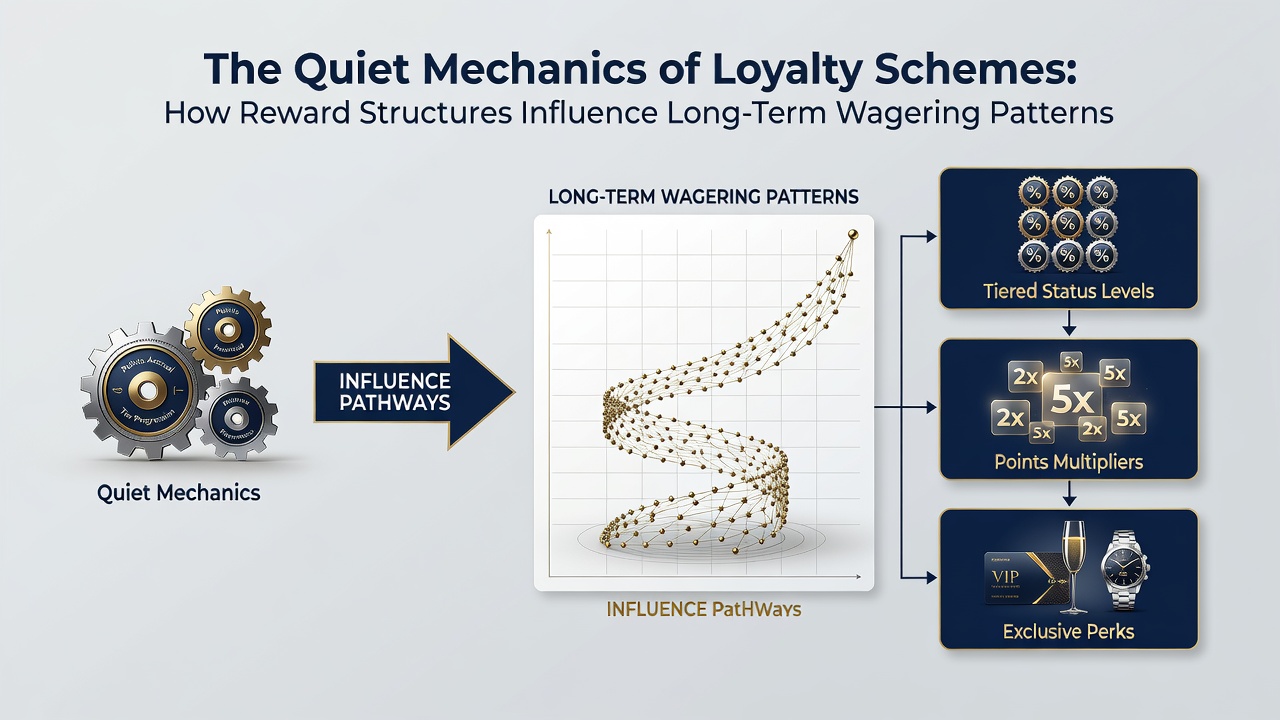 Graph comparing retention rates across different loyalty tier structures on international wagering sites